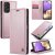 CaseMe Samsung Galaxy A32 5G Wallet Kickstand Magnetic Case Pink