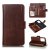 Samsung Galaxy S20 Ultra Wallet 9 Card Slots Magnetic Stand Case Brown