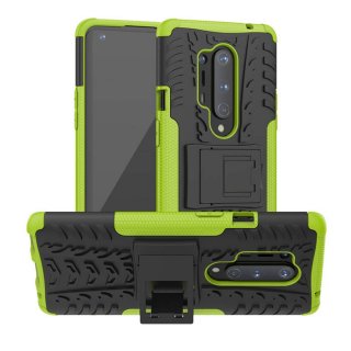 OnePlus 8 Pro Hybrid Rugged PC + TPU Kickstand Case Green