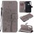 Motorola One Fusion Plus Embossed Tree Cat Butterfly Wallet Stand Case Gray