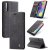 CaseMe Samsung Galaxy A70S Wallet Kickstand Magnetic Case Black