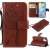 iPhone 12 Mini Embossed Tree Cat Butterfly Wallet Stand Case Brown