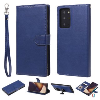 Samsung Galaxy Note 20 Ultra Wallet Detachable 2 in 1 Case Blue