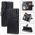 Samsung Galaxy S21 Plus Wallet 9 Card Slots Magnetic Case Black