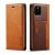 LC.IMEEKE iPhone 11 Pro Max Wallet Magnetic Stand Case with Card Slots Brown