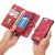 CaseMe iPhone 6S/6 Zipper Wallet Detachable 2 in 1 Folio Case Red