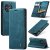 CaseMe OnePlus 11 Wallet Magnetic Retro Suede Leather Case Blue