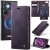 CaseMe Samsung Galaxy S23 Ultra 2-in-1 Magnetic Wallet Case – Wireless Charging & RFID Blocking Purple