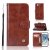 iPhone 6/6s Premium Vintage Wallet Kickstand Case Coffee