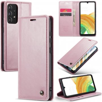 CaseMe Samsung Galaxy A33 5G Wallet Kickstand Magnetic Case Pink