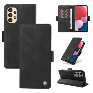 YIKATU Samsung Galaxy A32 5G Skin-touch Wallet Kickstand Case Black