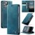 CaseMe iPhone 12/12 Pro Magnetic Wallet Case with RFID Blocking Blue