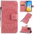 Huawei P40 Embossed Sunflower Wallet Stand Case Pink