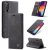 CaseMe Samsung Galaxy A50 Retro Wallet Kickstand Flip Case Black