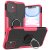 iPhone 11 Hybrid Rugged PC + TPU Ring Kickstand Case Rose