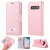 Samsung Galaxy S10 Plus Cat Pattern Wallet Stand Case Pink