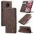 CaseMe Xiaomi Redmi Note 9 Pro Max Wallet Kickstand Case Coffee