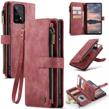 CaseMe Samsung Galaxy A33 5G Wallet Kickstand Case Red