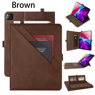 iPad Pro 11 inch 2020 Tablet Wallet Leather Stand Case Cover Coffee