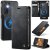 CaseMe Samsung Galaxy S23 Plus 2-in-1 Magnetic Wallet Case – Wireless Charging & RFID Blocking Black