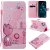 iPhone 12 Pro Max Embossed Cats and Bees Wallet Magnetic Stand Case