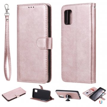 Samsung Galaxy A31 Wallet Detachable 2 in 1 Stand Case Rose Gold