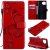 Motorola Moto G 5G Plus Embossed Butterfly Wallet Magnetic Stand Case Red