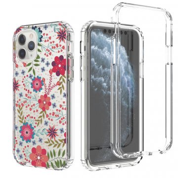 iPhone 11 Pro Clear Bumper TPU Floral Prints Case