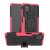 Samsung Galaxy A12 5G Hybrid Rugged PC + TPU Kickstand Case Rose