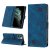 Skin-friendly iPhone 11 Pro Wallet Stand Case with Wrist Strap Blue