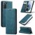 CaseMe Samsung Galaxy S21 Plus Wallet Kickstand Magnetic Case Blue