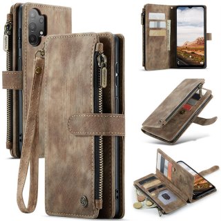 CaseMe Samsung Galaxy A13 5G Wallet Kickstand Case Coffee