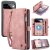 CaseMe Google Pixel 11/Pixel 11 Pro 2-in-1 Magnetic Wallet Case with Wrist Strap, RFID-blocking & Wireless Charging Pink