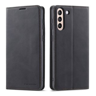 Forwenw Samsung Galaxy S21 Plus Wallet Kickstand Magnetic Case Black