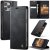 CaseMe iPhone 16 Pro Magnetic Wallet Case with RFID Blocking Black