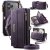 CaseMe iPhone 17 Pro Crossbody Wallet Case with RFID Blocking & Wireless Charging Purple