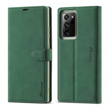 Forwenw Samsung Galaxy Note 20 Wallet Magnetic Kickstand Case Green