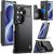 CaseMe Samsung Galaxy Z Fold8 Ultra RFID Blocking Card Holder Case with Kickstand Black