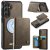 CaseMe Samsung Galaxy S26 Detachable Magnetic Wallet Case with RFID Blocking & Wireless Charging – Coffee