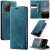 CaseMe Samsung Galaxy S20 FE Magnetic Wallet Case with RFID Blocking Blue