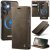 CaseMe Samsung Galaxy S26 Ultra 2-in-1 Magnetic Wallet Case – Wireless Charging & RFID Blocking Coffee