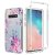Samsung Galaxy S10 Clear Bumper TPU Rose Flowers Case