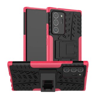 Samsung Galaxy Note 20 Ultra Hybrid Rugged PC + TPU Kickstand Case Rose