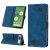 Skin-friendly Google Pixel 7 Wallet Stand Case with Wrist Strap Blue