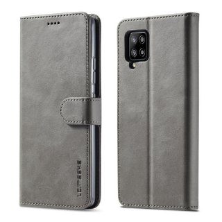 LC.IMEEKE Samsung Galaxy A42 5G Wallet Magnetic Stand Case Gray