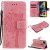 Google Pixel 4A 4G Embossed Tree Cat Butterfly Wallet Stand Case Pink