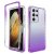 Samsung Galaxy S21 Ultra Shockproof Clear Gradient Cover Purple