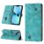 Skin-friendly iPhone 14 Wallet Stand Case with Wrist Strap Green