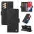 YIKATU Samsung Galaxy A52 Skin-touch Wallet Kickstand Case Black