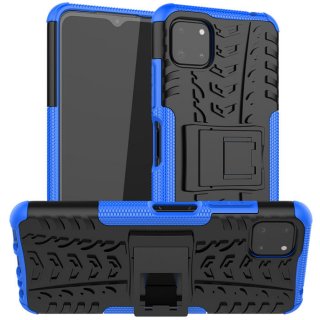 Samsung Galaxy A22 5G Hybrid Rugged Kickstand Case Blue